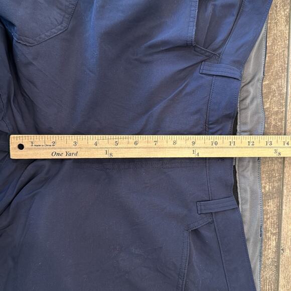 Eddie Bauer Men's Fleece Lined Tech Pants Dark Blue Size 38x30 - Picture 7 of 13